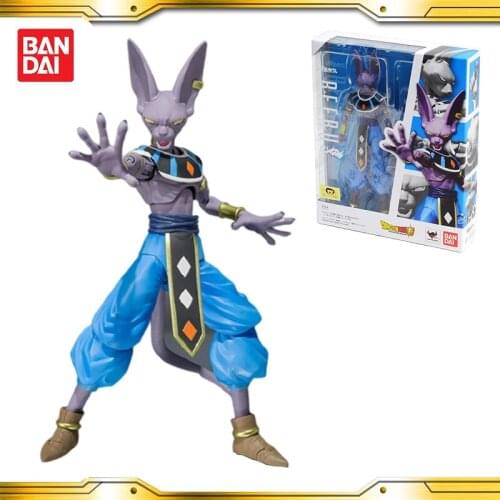 BANDAI S.H.Figuarts DRAGON BALL Original Beerus Action Collection Model Toy Anime Toys For Kids