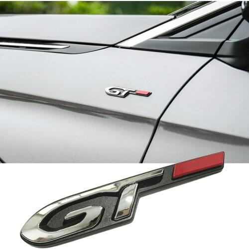 For Peugeot 107 108 208 301 508 607 608 2008 3008 4007 GT Line Emblem Nameplate Car Rear Trunk Waist Line Sticker Car Styling