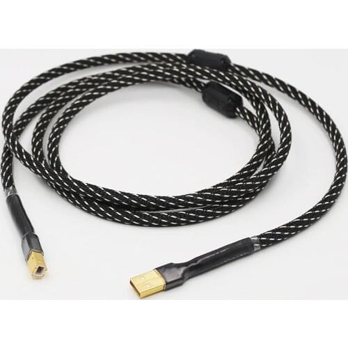 Hifi USB Cable High Quality Type A to Type B Hifi Data Cable For DAC Decoder Sound Card Audio Cable DAC Data Lines