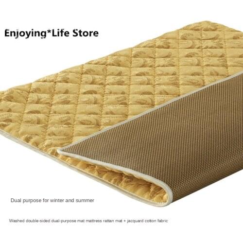 Summer mat student mattress winter and summer dual-use dormitory foldable sponge mat tatami 0.9 m 1.2 m