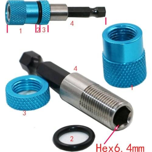 1/4 Hex Shank Electric Drill Bit Magnetic Screwdriver Bit Holder Stainless Steel Magnetism drywall screw bit holder Screw Tool