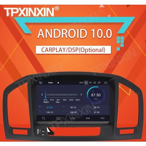 4+64G For Opel Insignia 2008-2013 Android 10.0 Auto Audio Screen Tape Recorder Multimedia Video Player GPS Navigation HeadUnit