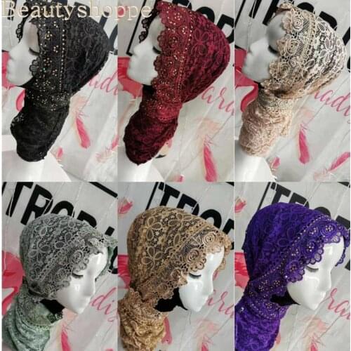 Muslim Headscarves Ready To Wear Hijab Instant DIY decoration Al-amira Muslima Shawl Islamic Headband Headwarp