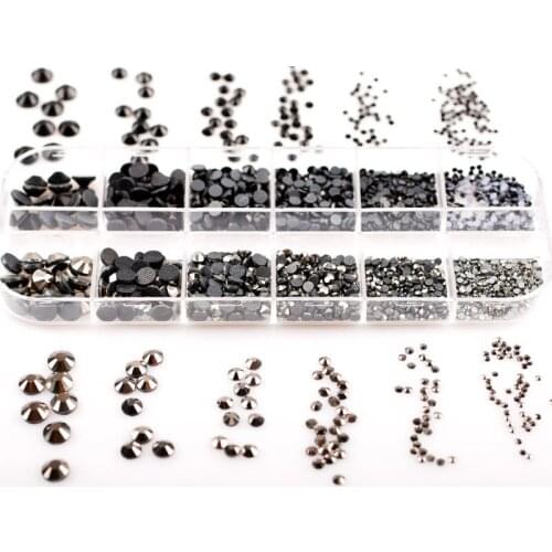 Hot Fix Rhinestones Set /glass Stone AB Flatback Rhinestones Set for Wedding Dress /crystal Rhinestone Sparkling DIY Decorations