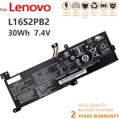 Genuine Original L16S2PB1 L16S2PB2 L16C2PB1 L16C2PB2 Battery For Lenovo 320-15ABR/15ISK,320-15IKBR,320-17IKB,Xiaoxin 5000-15