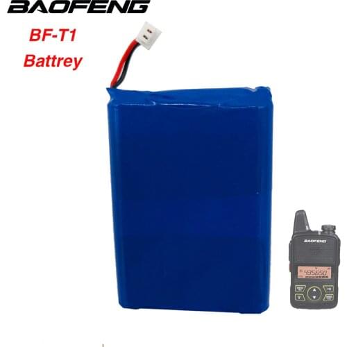 Original BAOFENG BF-T1 3.7V 1500mAh Li-ion Battery for baofeng BF T1 Walkie Talkie bf-t1 CB Ham Radio Accessories Two Way Radio