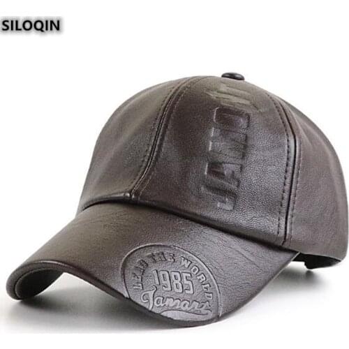 SILOQIN Autumn Winter New Keep Warm Cortex Baseball Cap Fashion Brand Mens Simplicity Adjustable Size Snapback Hat