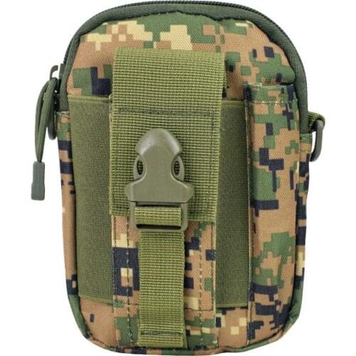 Molle Tactical Pouch Military Belt Waist Belt Bags Outdoor Camping Hunting Military Wallet Pouch Bag EDC Sports Army Camo Bag