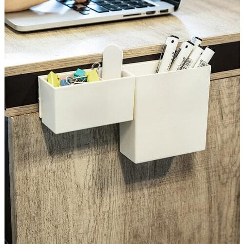 Storage Box Nordic Style White Bathroom Shelf Free Punching Toilet Storage Rack Dressing Table Wall Hanging Side Wall Rack U3