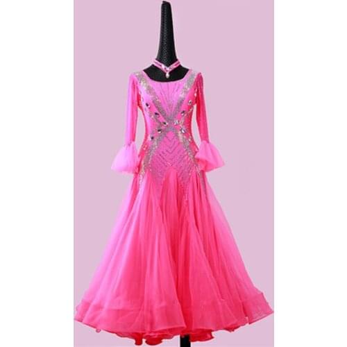 Ballroom dance skirt big put on new skirt modern dance skirt waltz ballroom dance dress ballroom dance dress female
