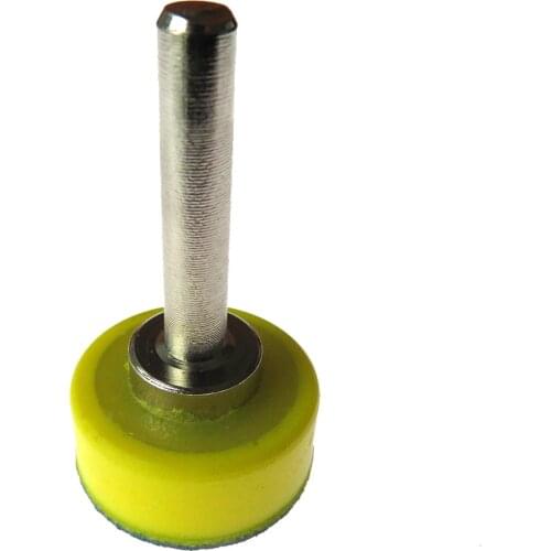 1 Inch 25MM 1/4" Shank PSA Vinyl Back-up Sanding Pad for Adhesive Sandpaper (Pack of 1)