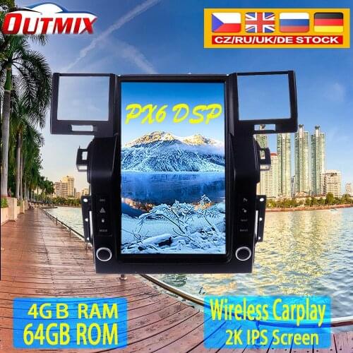 4G SIM LTE For Land Rover Range Rover Sport 2006 - 2008 Radio Android Tesla Style Car Multimedia Player 4GB 64G GPS Navigation