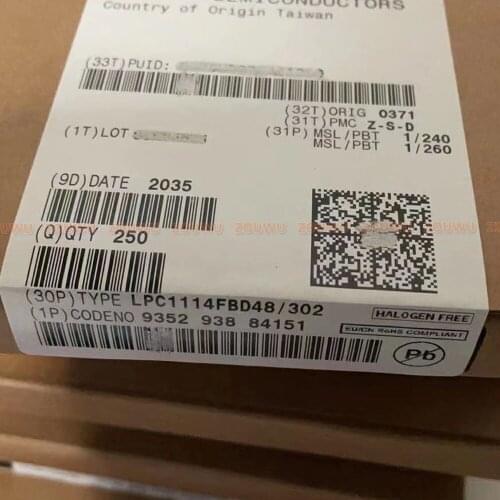 5PCS/LOT LPC1114FBD48/302 LPC1114FBD48 LPC1114F QFP-48 LILLARD store only sells 100% original products