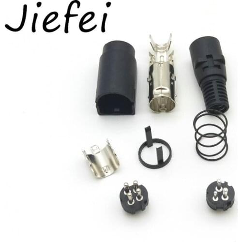 50pcs New high quality 3 pin / 4Pin Kycon Power DIN Plug for TFT LCD Flatscreen TV 12/24V DC supply adapter connector