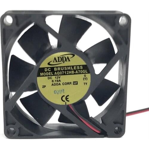 AQ0712HB-A70GL 12V 0.19A 7025 waterproof fan Aquarium fan 6 Month Warranty