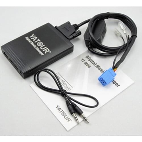 Yatour Car Mp3 player yt-m06 for Renault Laguna Scenic USB SD AUX Radio Tuner List Tuner Update List By VDO Bluetooth Interface