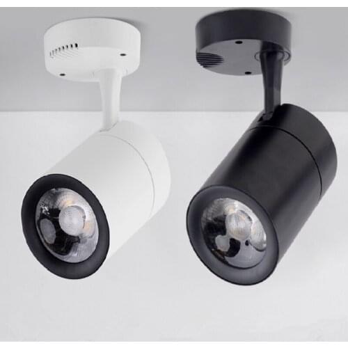 Diodo emissor de luz pode ser escurecido cob lâmpada led downlights 7w 12 20 30 superfície montado lâmpadas de teto led ponto