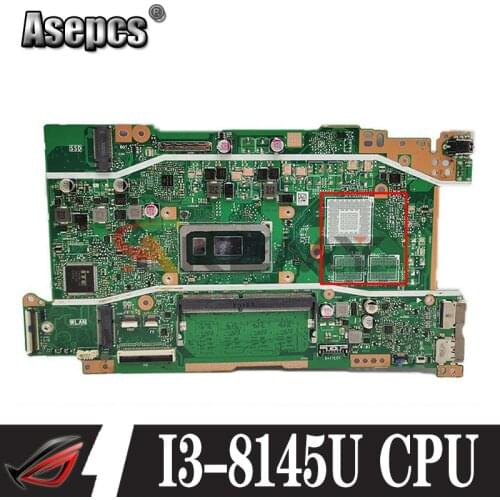 For ASUS Vivobook X509FA-EJ239T X509F X509FB X509FJ X509FL Laotop motherboard X509FA original mainboard w/ I3-8145U CPU test ok