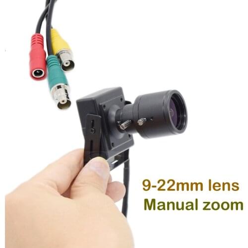 HQCAM 50fps 60fps 1080P EX-SDI HD-SDI Camera 9-22mm Manual zoom lens Mini SDI Camera SDI Box camera Industrial inspectio