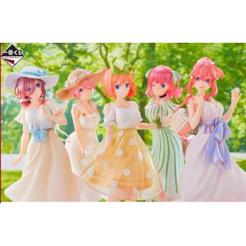 2021 In stock Japanese original anime figure The Quintessential Quintuplets Nakano Miku wedding dress ver action figure