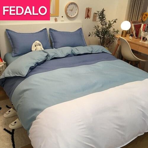 Four-piece bed set Nordic mens quilt cover ins fashion brand simple bed sheet female dormitory single three-piece set