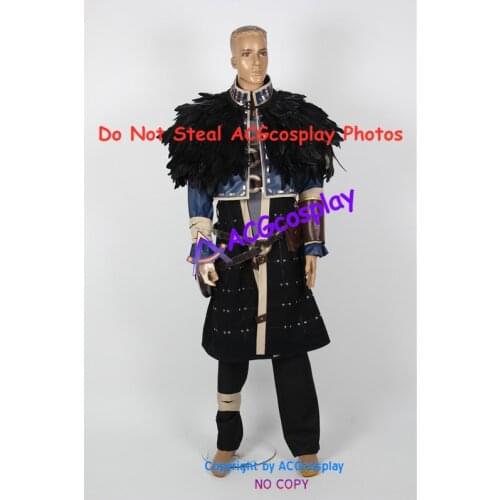 Anders cosplay costume with feather vest