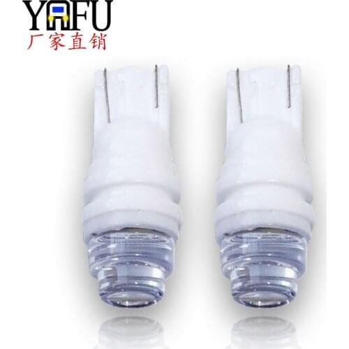 New cake shape super bright T10 ceramic 2835 3LED colorful display lamp / reading lamp / instrument lamp