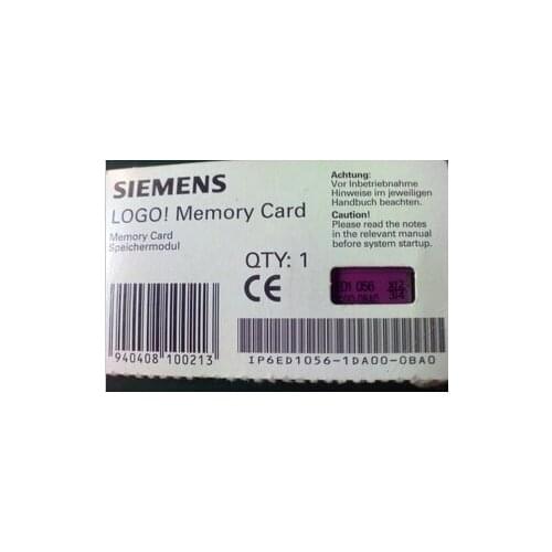 New 6ED1056-1DA00-0BA0 LOGO! MEMORY, RAM 32KB for LOGO! 0BA6 PLC