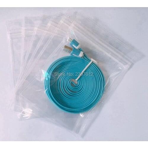 Wholesale 2000pcs/lot 15*10.5cm clear Plastic zipper opp bag retail package for Small mobile phone accessories Packing Bag