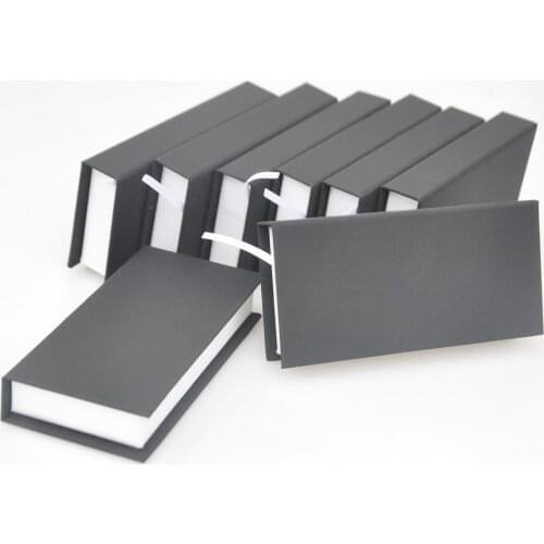 Wholesale False Eyelashes Package Eyelash Packaging Box Lash Boxes Packaging Mink Lashes Rectangle Black Case Makeup Bulk Vendor