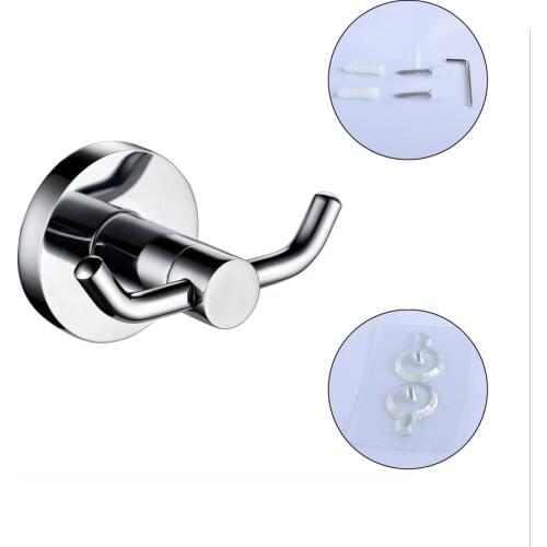Punch-free clothes hook bathroom towel hook behind the door clothes hook sticky hook hardware pendant