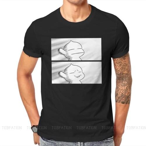 Puck Dumb Reaction O Neck TShirt Berserk Guts Griffith Behelit Manga Pure Cotton Original T Shirt Men Clothes Fashion Plus Size