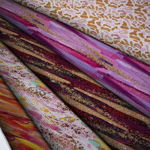 Bullet Texture Liverpool Fabric 50cm*140cm Cartoon Printed For Dress Stretch Fabric by Yard Knit Fabric For Hair Band L15331