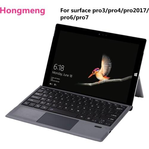 Hongmeng Universal Magnetic adsorption Bluetooth Keyboard For Microsoft Surface Pro3 / pro4 / pro2017 / pro6 / pro7 Tablet