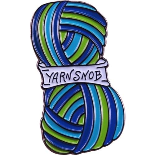 Knit Crochet Lapel Pin Yarn Lovers Amazing Subtle Accessories