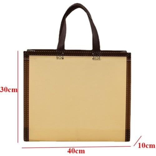 Women Shopping Bag Large Packing Bags Gift Bags Storage Bags Female Handbag Grocery Tote Eco Bag Non-woven Bags Shopping Bag