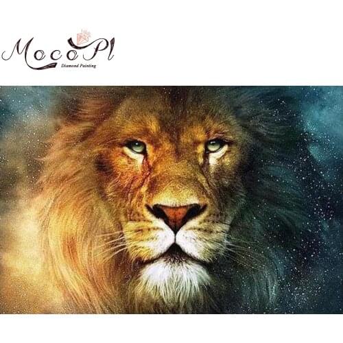 Lion,Diamond Painting,Cross Stitch,Full,Animal,Diamond Embroidery,Round/Square,Needlework,DIY,Mosaic,Gift,Home Decor,Art,MOCOPL