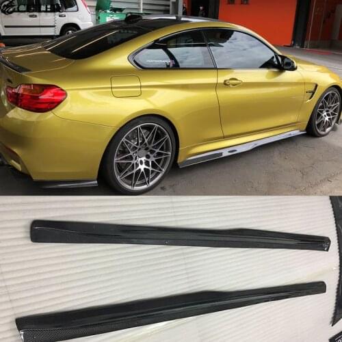 F80 M3 F82 M4 Carbon fiber side skirts rear spoiler Car body kit for BMW F80 M3 F82 M4 PSM Style 15-17