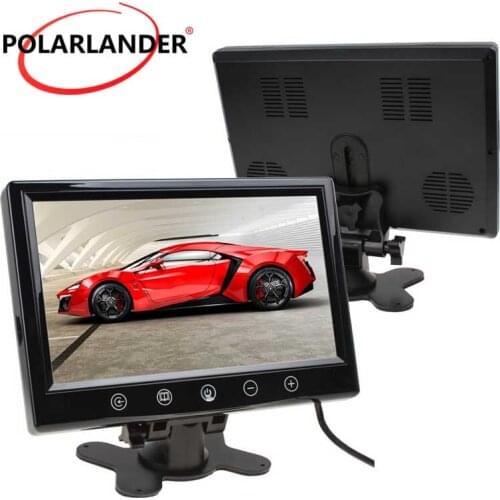 Reverse priority 9 Inch Color TFT LCD Screen Support two ways of video input Car Monitor Support rear view camera