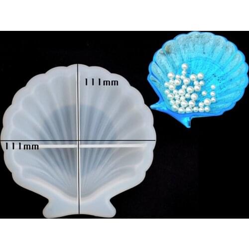 Shell Mold DIY Storage Box Jewelry Making Decorative Pendant Mold Shell/Flower Resin Mold Small Box Silicone Mould Resin