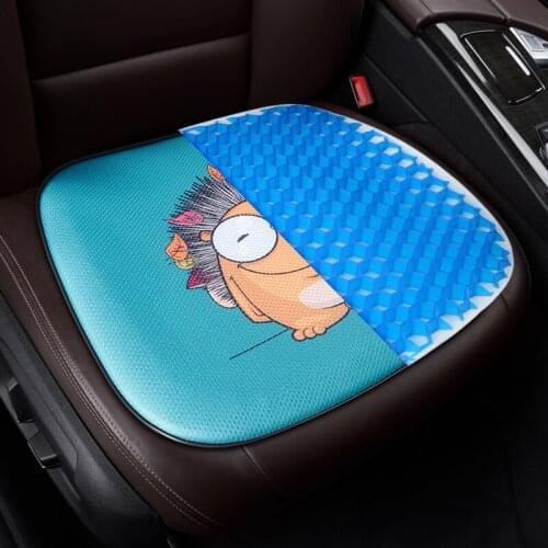 Gel Orthopedic Memory Cushion Cartoon Travel Seat Massage Car Office Chair Protect Healthy Sitting Non-slip Breathable Pillows
