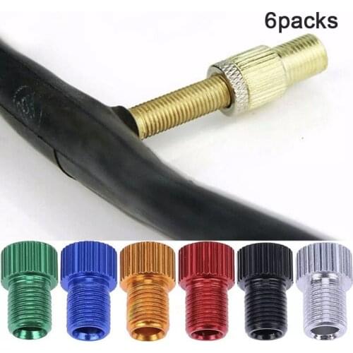 Quality Aluminum Alloy Valve Adapter Bicycle Road Racing Bike Inner Tube Bicycle Valves Inner Tube Bike Accessories