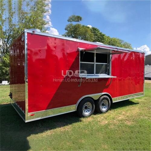 Mobile Food Kiosk Ice Cream Pizza Kitchen Restaurant Taco Hot Dog Truck Food Cart Trailer