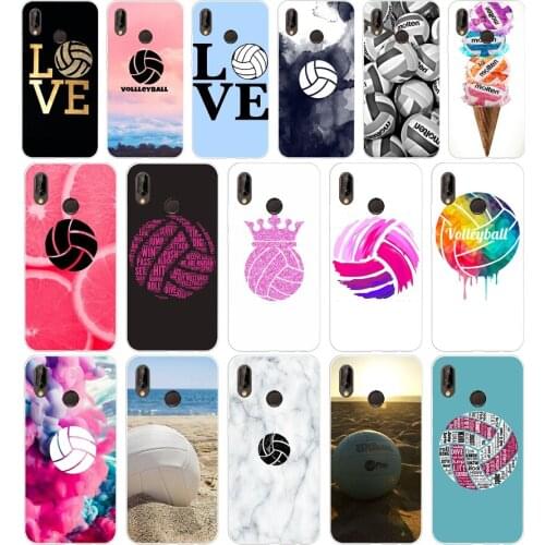 288H Volleyball Sports cell Soft Silicone Tpu Cover Case for huawei Nova 3 3i p smart