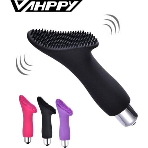 New G-spot Massage Brush Vibrator Thorn Finger Vibrator AV Rod Vaginal Nipple Clitoris Stimulator Sex Toys for Women Sex shop