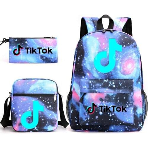 Tik Tok New Backpack Bag Pink Anime Backpacks Kids Boys Girls Tik Tok School Bag Travel Laptop Daypack Schoolbag Satchel