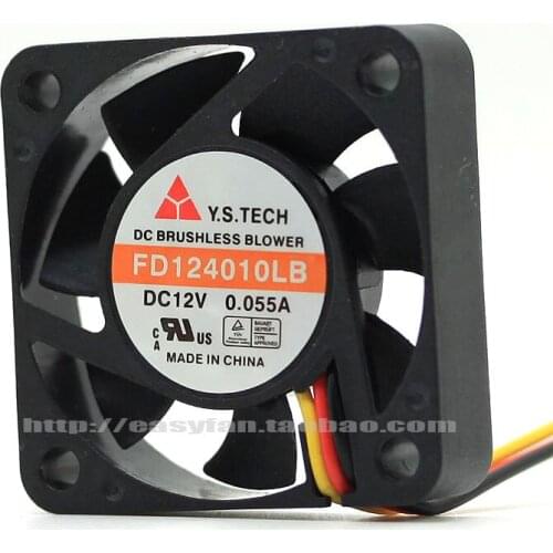 NEW Y.S.TECH FD124010LB 0.055A 4010 4CM cooling fan