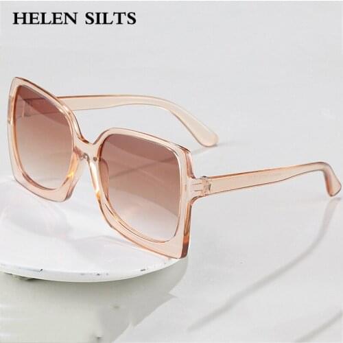 Fashion Oversized Square Sunglasses Women Brand Designer Vintage Lady Sun Glasses For Women Retro Shades Gafas Oculos De Sol H92