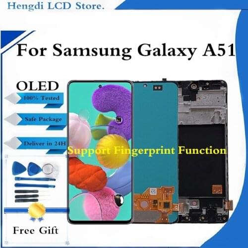 OLED LCD For Samsung A51 A515 LCD Display Screen For Samsung A51 A515F Touch Screen For Samsung A515 Display Screen