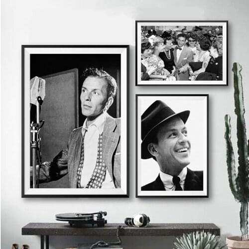 Rat Pack Photography Poster Art Print Frank Sinatra Dean Martin Sammy Davis Jr Rat Pack Canvas Painting Wall Art Picture Decor